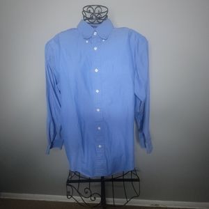 Alexander Julian Colours blue button down shirt size medium